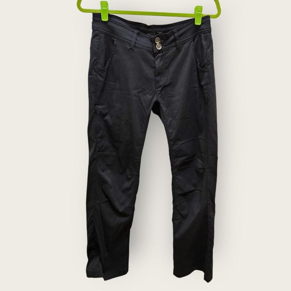 Prana Black Slim Utility Trousers for Women